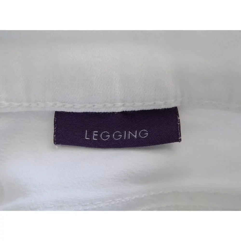 NYDJ Not Your Daughters Jeans white leggings size 6 - Picture 6 of 8